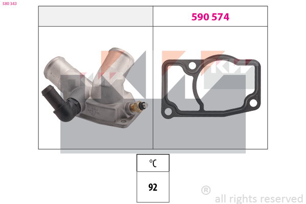 Thermostaat KW 580 343