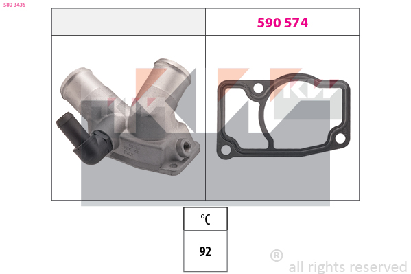 Thermostaat KW 580 343S