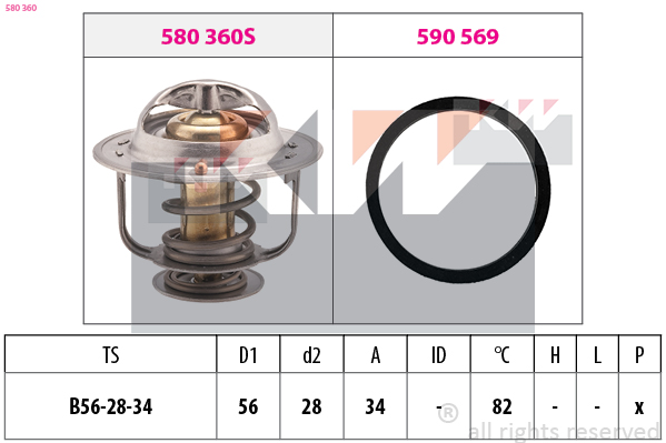 Thermostaat KW 580 360