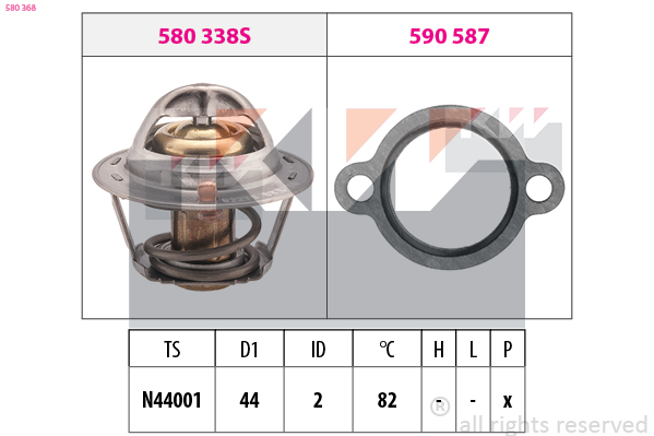 Thermostaat KW 580 368