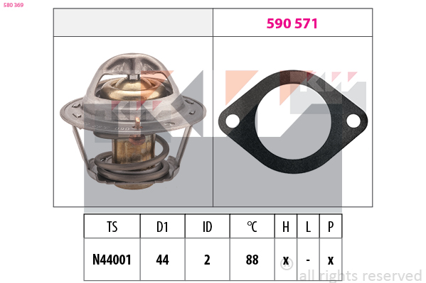 Thermostaat KW 580 369