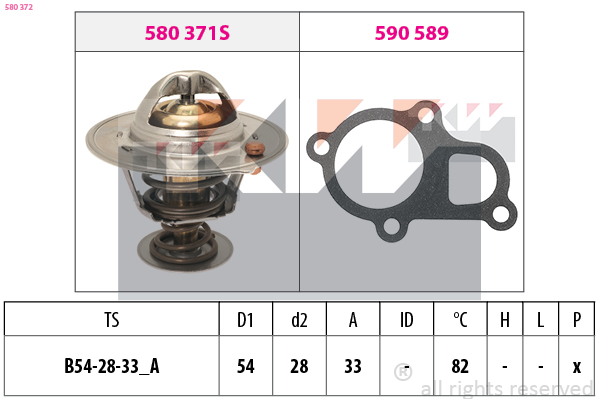 Thermostaat KW 580 372