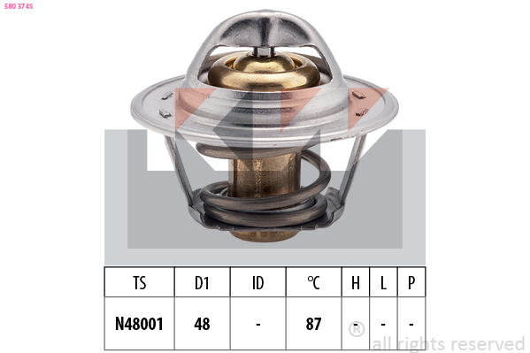 Thermostaat KW 580 374S