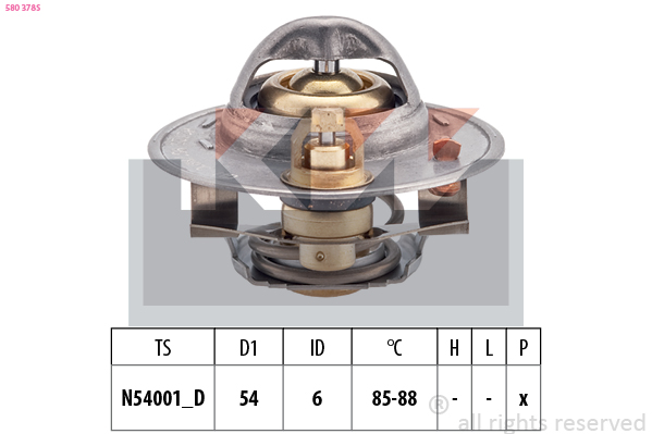 Thermostaat KW 580 378S