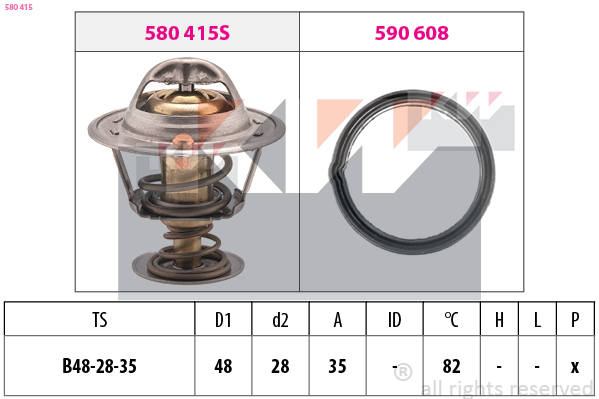 Thermostaat KW 580 415