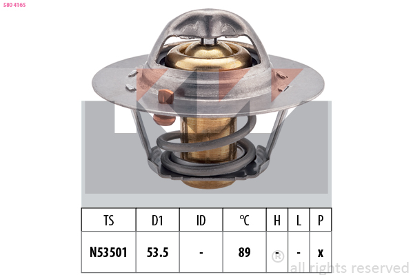 Thermostaat KW 580 416S