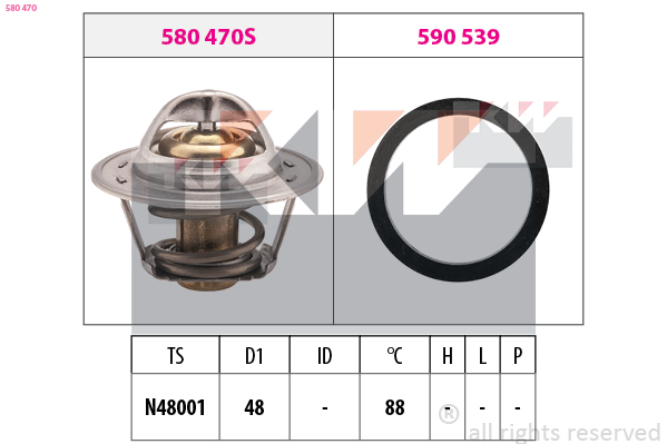 Thermostaat KW 580 470