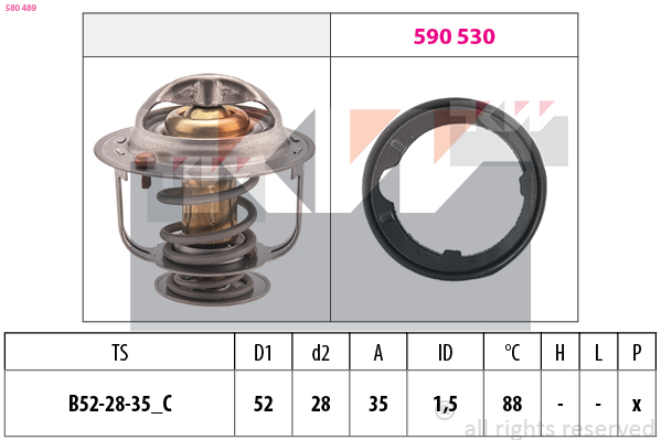 Thermostaat KW 580 489