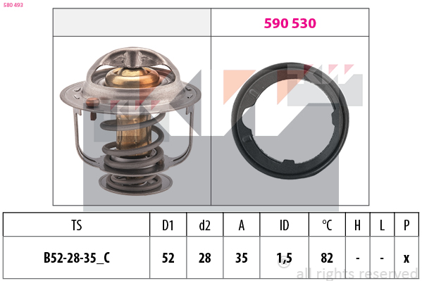 Thermostaat KW 580 493