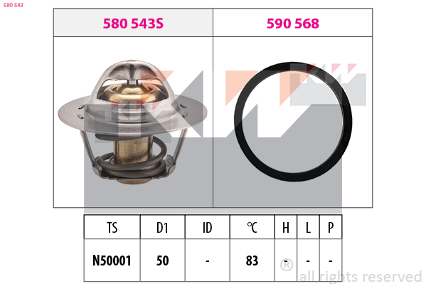 Thermostaat KW 580 543