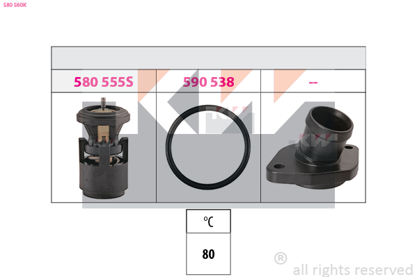 Thermostaat KW 580 560K