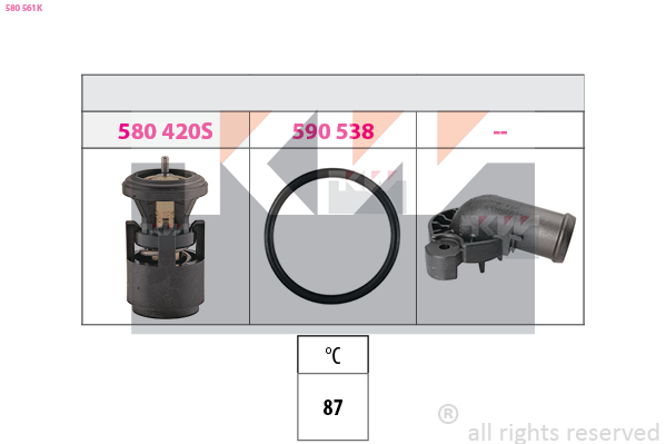 Thermostaat KW 580 561K