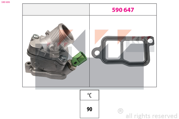 Thermostaat KW 580 606