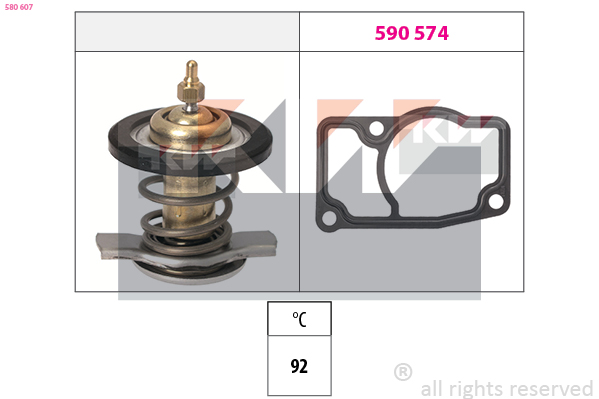 Thermostaat KW 580 607