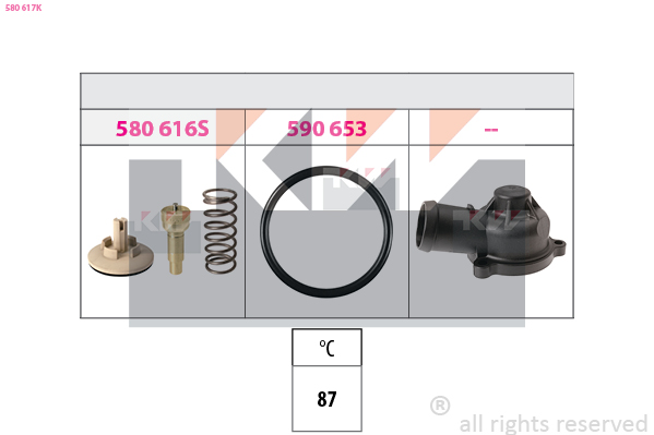 Thermostaat KW 580 617K