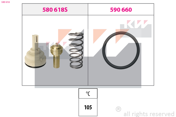 Thermostaat KW 580 618