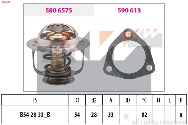 Thermostaat KW 580 637