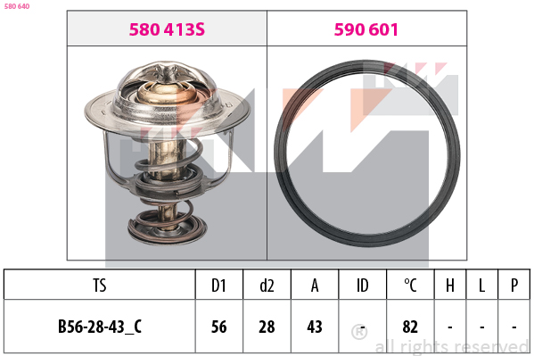 Thermostaat KW 580 640