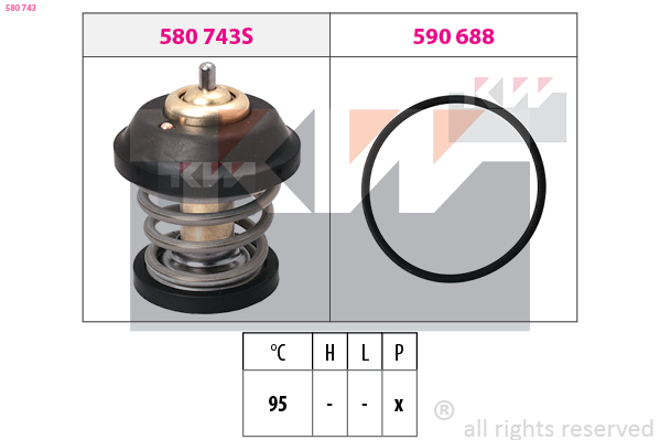 Thermostaat KW 580 743