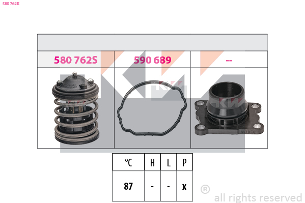 Thermostaat KW 580 762K