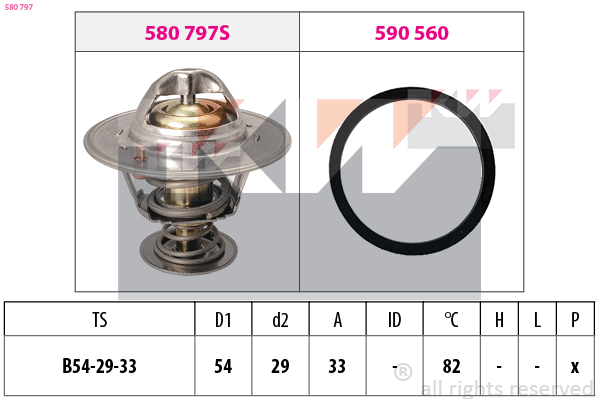 Thermostaat KW 580 797