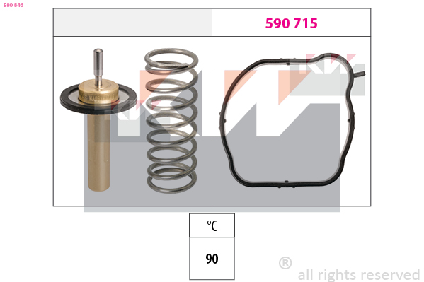 Thermostaat KW 580 846