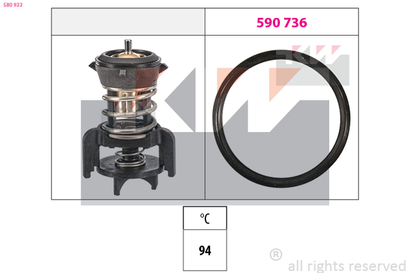 Thermostaat KW 580 933