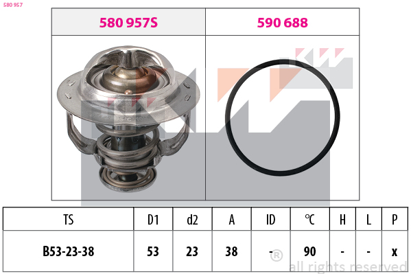 Thermostaat KW 580 957