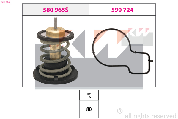 Thermostaat KW 580 965