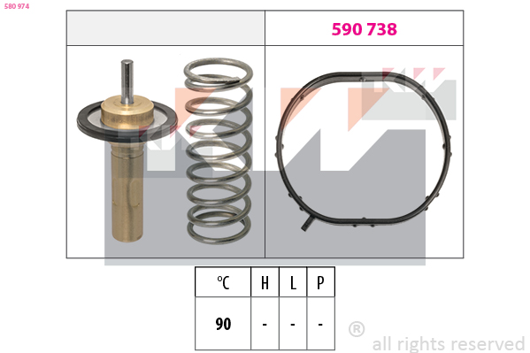 Thermostaat KW 580 974