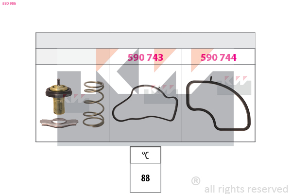 Thermostaat KW 580 986