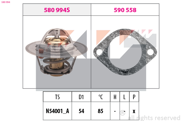 Thermostaat KW 580 994