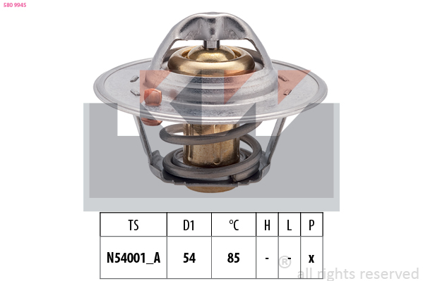 Thermostaat KW 580 994S