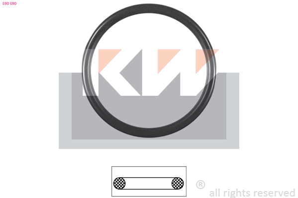 Thermostaathuis pakking KW 590 590