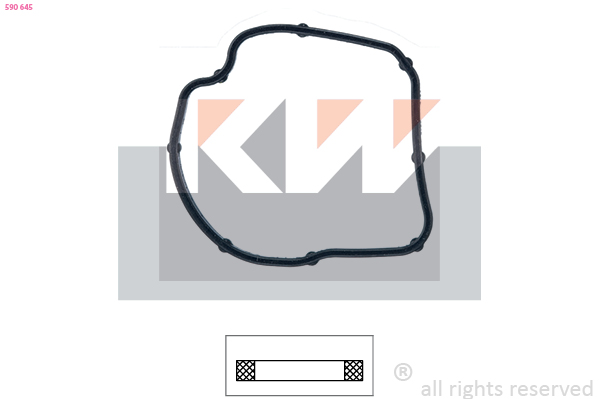 Thermostaathuis pakking KW 590 645