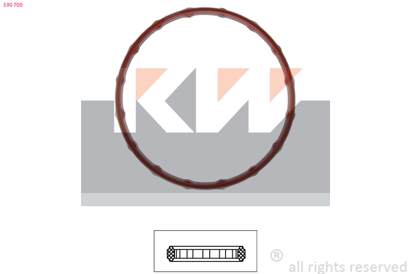 Thermostaat pakking KW 590 700