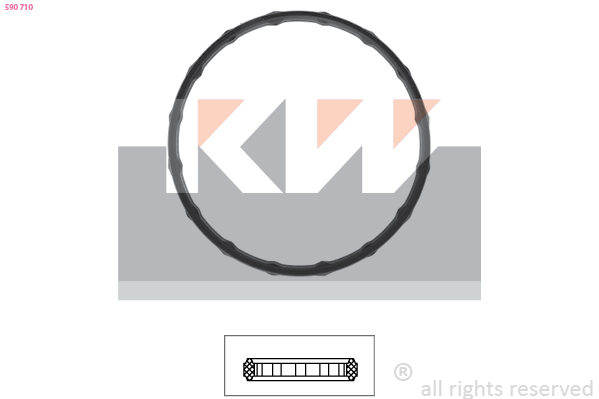 Thermostaat pakking KW 590 710