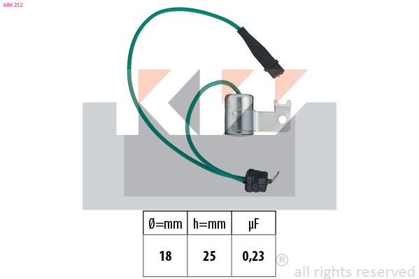 Condensator KW 606 212