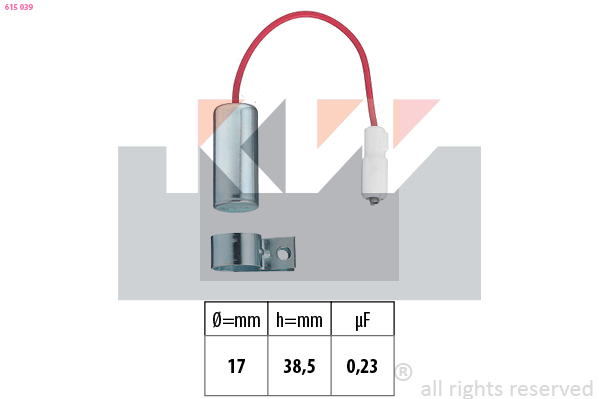 Condensator KW 615 039