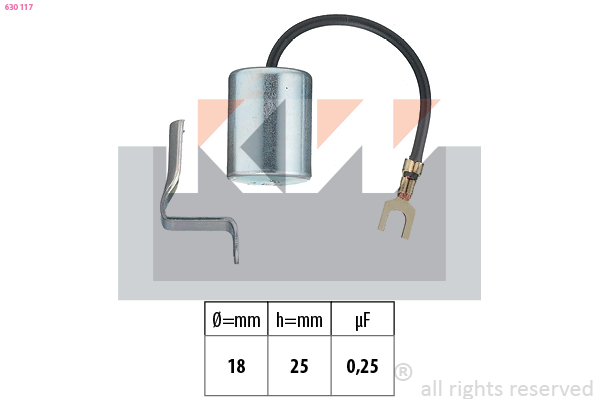 Condensator KW 630 117
