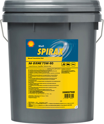 Shell Spirax S6 GXME 75W-80 Bidon 20 Liter 550027940