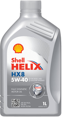 Shell Helix HX8 Synthetic 5W-40 1 Liter 550052794