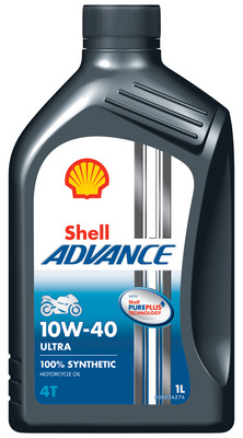 Shell Advance Ultra 4T 10W-40 1 Liter 550053785