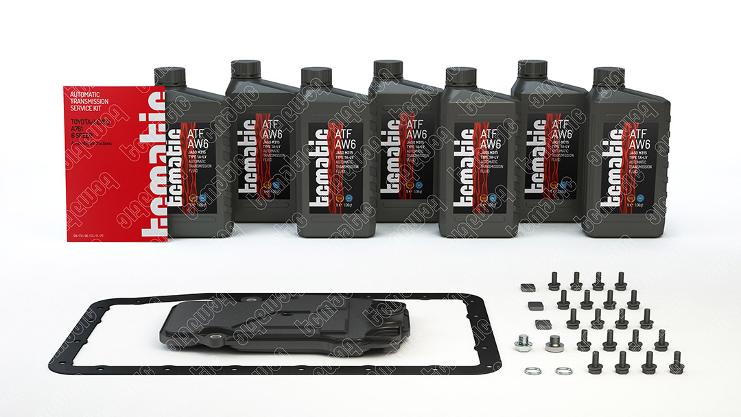 Onderd.set, olie verversen van automatische versnellingsbak Tcmatic 105.101.0017