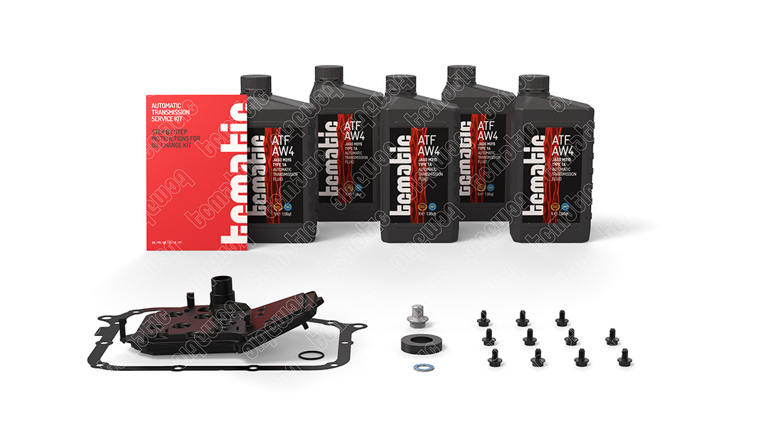 Onderd.set, olie verversen van automatische versnellingsbak Tcmatic 105.101.1045