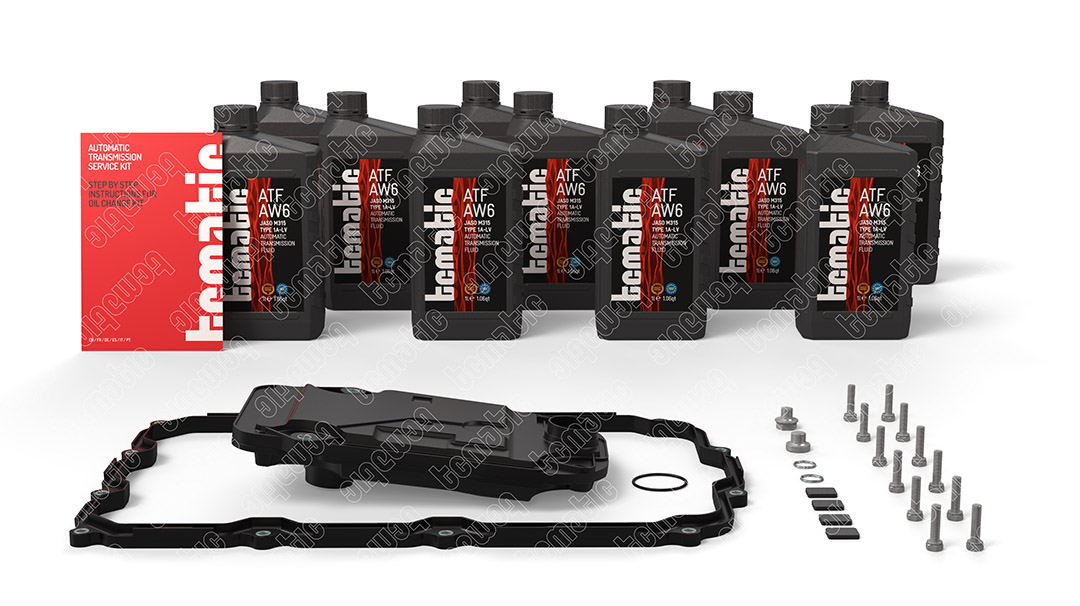 Onderd.set, olie verversen van automatische versnellingsbak Tcmatic 105.101.1061