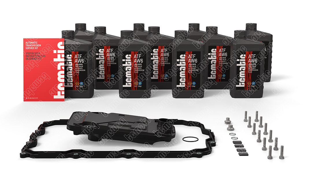 Onderd.set, olie verversen van automatische versnellingsbak Tcmatic 105.101.1062