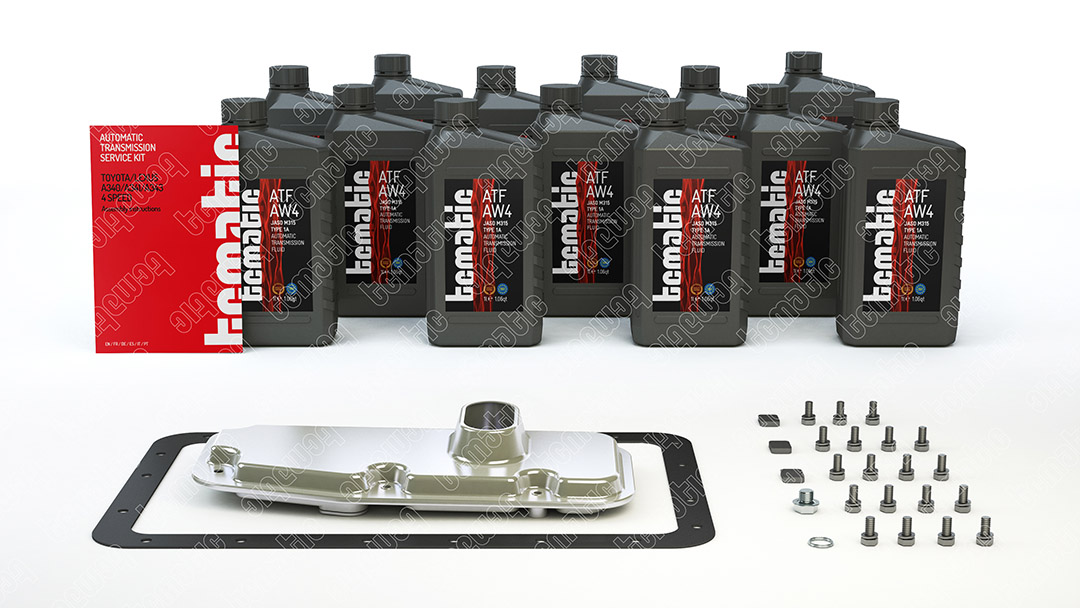 Onderd.set, olie verversen van automatische versnellingsbak Tcmatic 105.101.2016