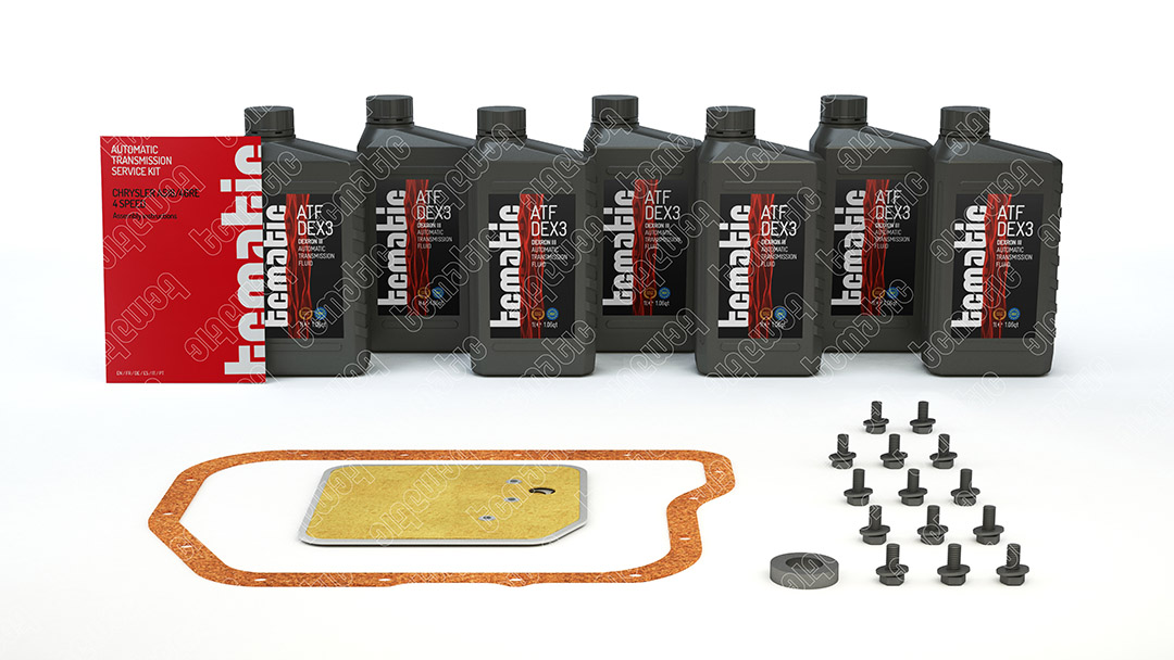 Onderd.set, olie verversen van automatische versnellingsbak Tcmatic 105.102.0006