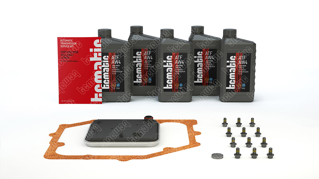 Onderd.set, olie verversen van automatische versnellingsbak Tcmatic 105.102.0009